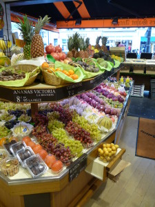 The vegetable market across the street!