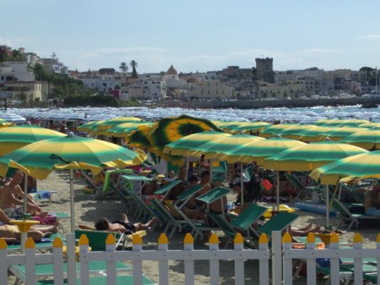 One of the many beaches around Forio