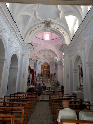 The Nouveau Baroque interior of San Gaetano