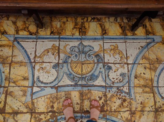 Santa Maria di Visitapoveri tile floor