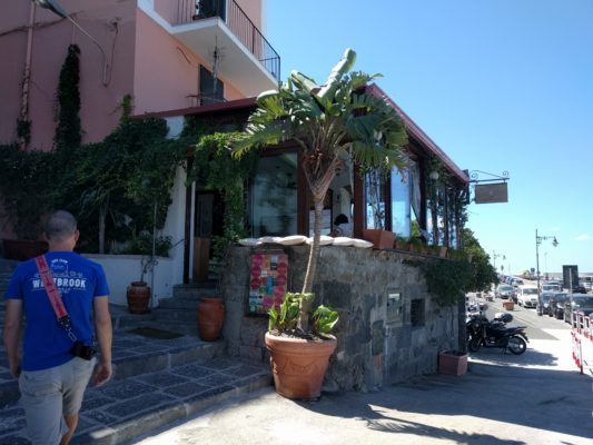 The restaurant's exterior