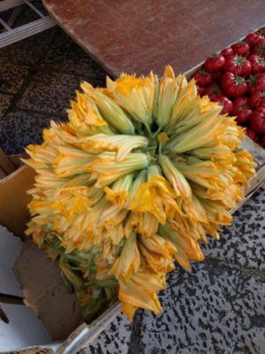 Squash blossoms for sale