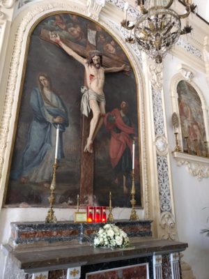 A different version of Christ on the cross