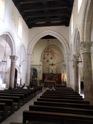 The church's interior