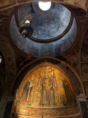 12th-century mosaics in a side chapel