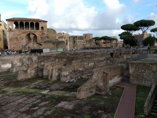 Part of the ancient forum of the Roman Empire