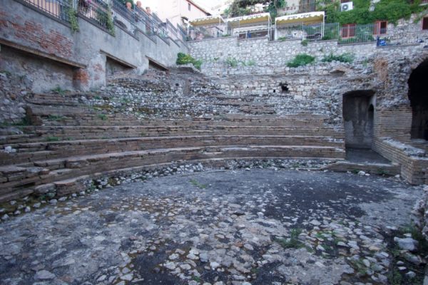 The seating in the Odeon