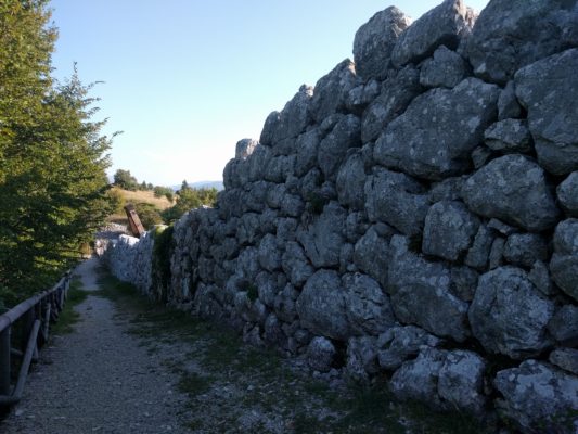 Part of the wall