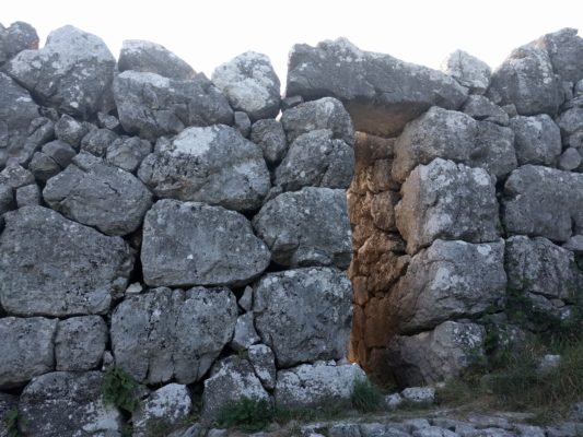 An old passageway through the wall