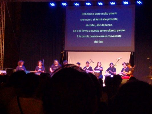 Drum circle women