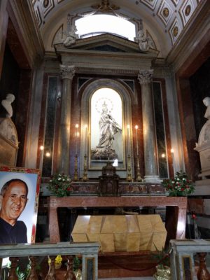 The priest's tomb in the main cathdral