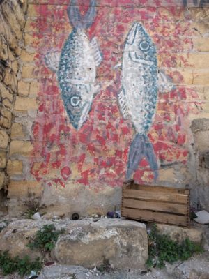 ...this graffiti of fish!