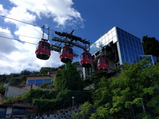 You can take the aerial tram down the mountain to the beach