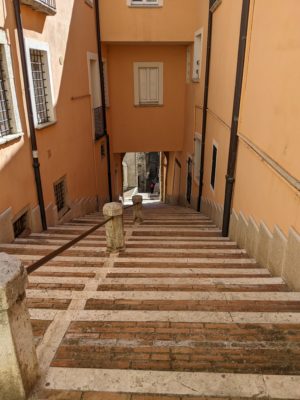 I'm glad I don't live at the top of these stairs...it's a long way down to the grocery store