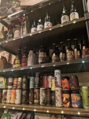 Partial beer selection