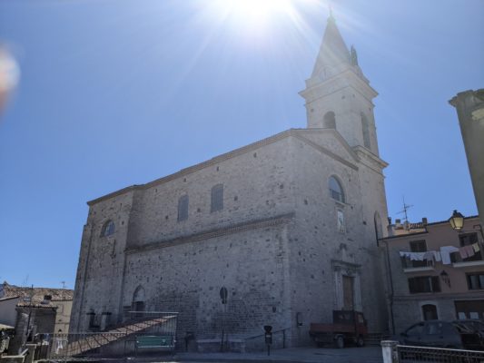 The main church on top of the hill