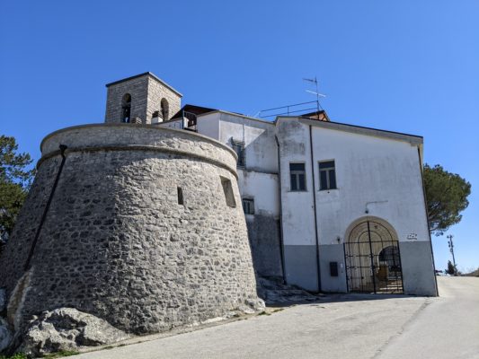 The original monastery with its addition