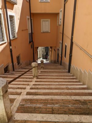 And on the way up the mountain, we saw this side street going back downhill