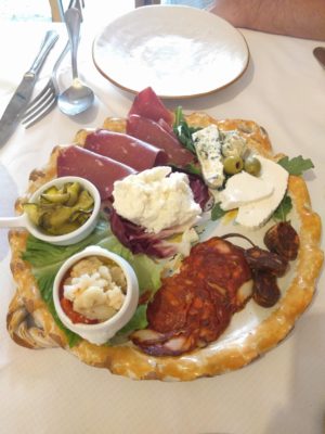 ...AND the obligatory meat and cheese plate photo