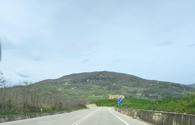 view on the drive to Casacalenda