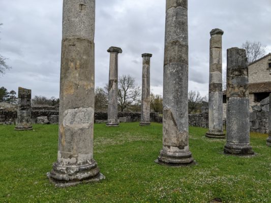 columns from the old temple