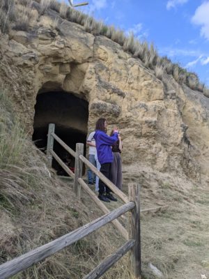 entrance to the grotto