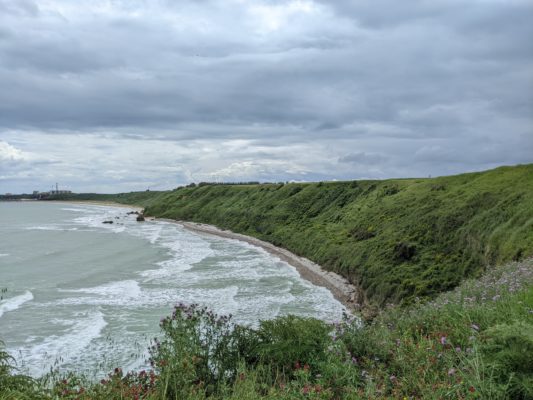 a view of the coast