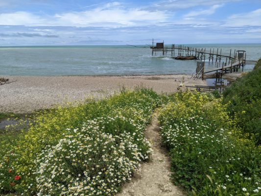 we found a trobocco, a traditional fishing pier