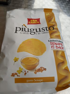 mustard-flavored chips