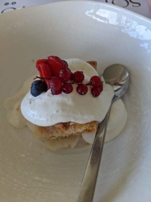 mille feuille for dessert