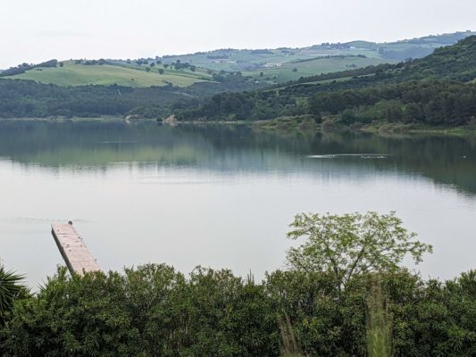 view of the lake