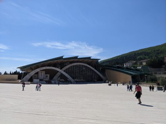 the Renzo Piano church