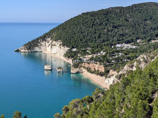 a resort on a bay in Gargano