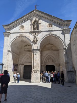 the facade of the Archangelo church