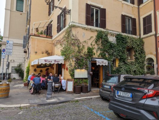 our go-to enoteca in Trastevere