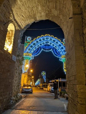 the original entry portal into the old town, looking back into the new town