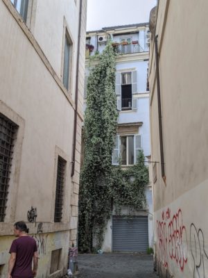 a little alley in the Jewish ghetto